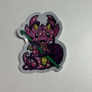 Purple Dragon Sticker